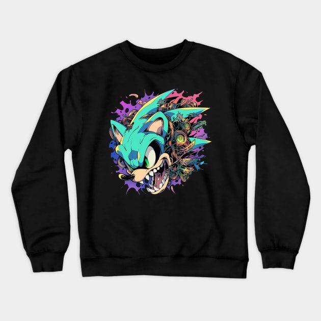 sonic Crewneck Sweatshirt by dorapeterx